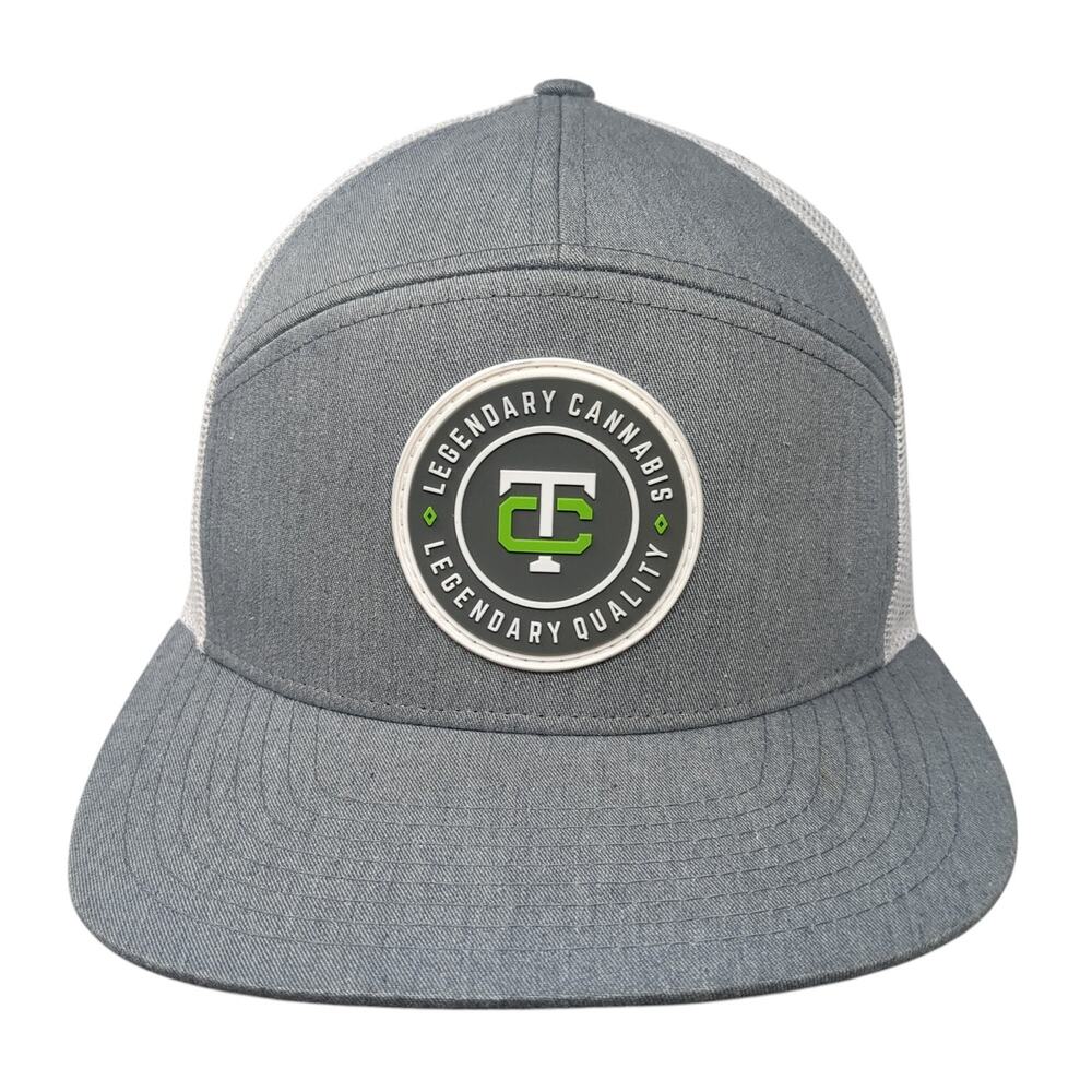 Legendary Cannabis Legendary Quality Snapback Trucker Hat Gray OS Adjustable